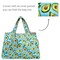 Wrapables Large Foldable Tote Nylon Reusable Grocery Bags, Avocado